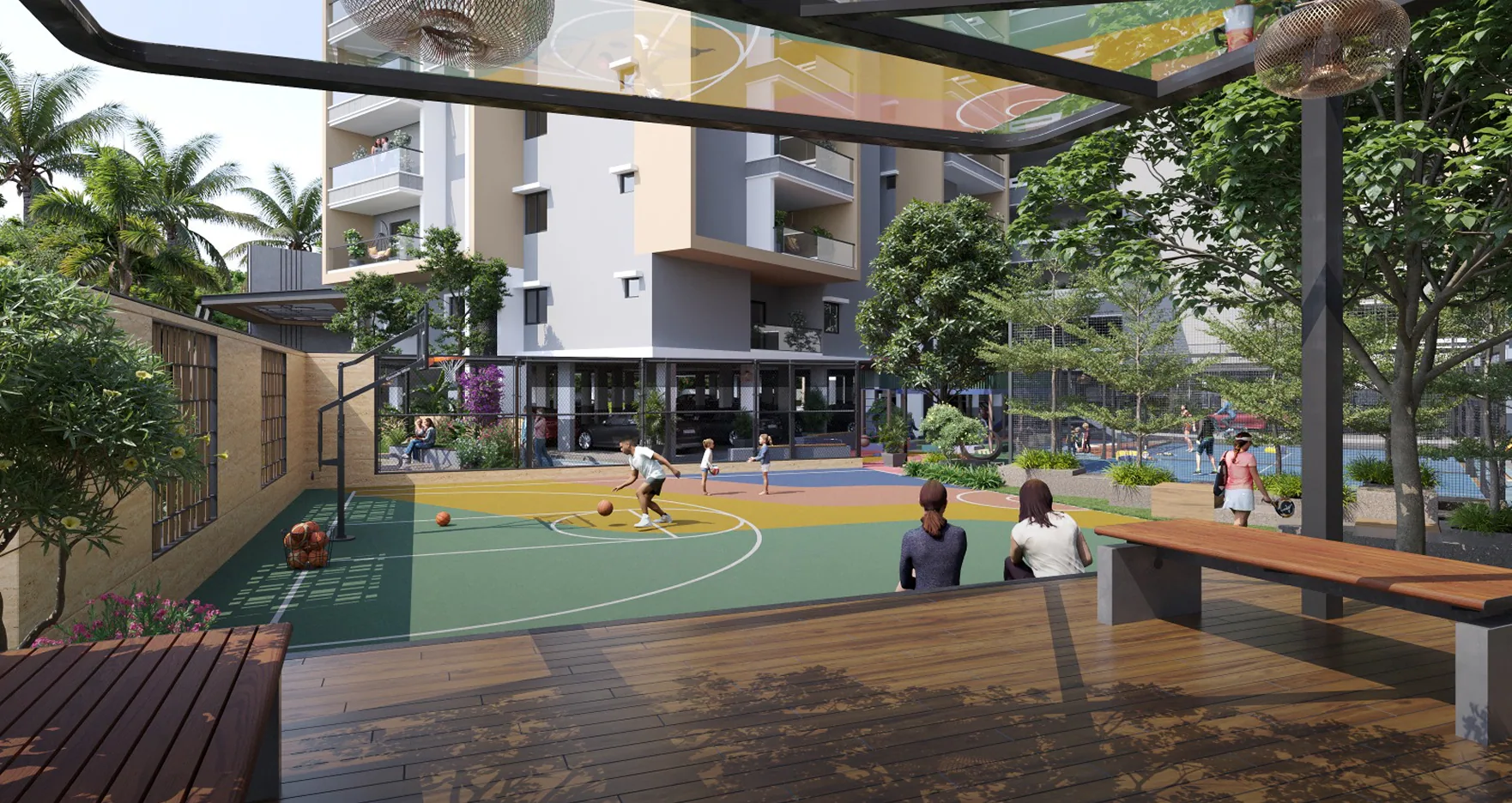 Basketball Court at Namo Origin
